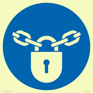 Mandatory: Keep locked